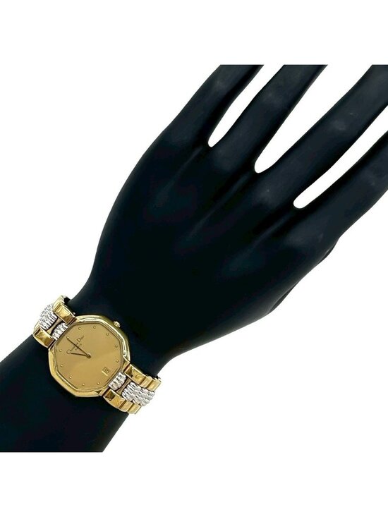Dior Vintage Octagon Stainless Steel Quartz Watch Wrist Gold main image 8